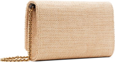 Taška cez rameno CHLOÉ Chloé Iconic Flap Wallet On Chain Clutch Béžová | CH25UP559P19, 2