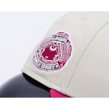 Šiltovka New Era New Era MLB World Series Patch 9FORTY LA Dodgers Adjustable Cap Béžová | 60595243, 6
