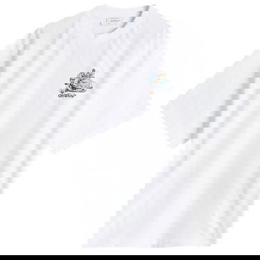Tričko Off-White Off-White Fresco Arrow Skate T-Shirt, Size Large Biela | OMAA120S25JER0030110, 1