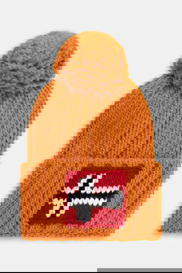 Kulicha Napapijri Napapijri Semiury 5 Wool Blend Beanie with Pompom Oranžová | NP0A4GKBA681, 0