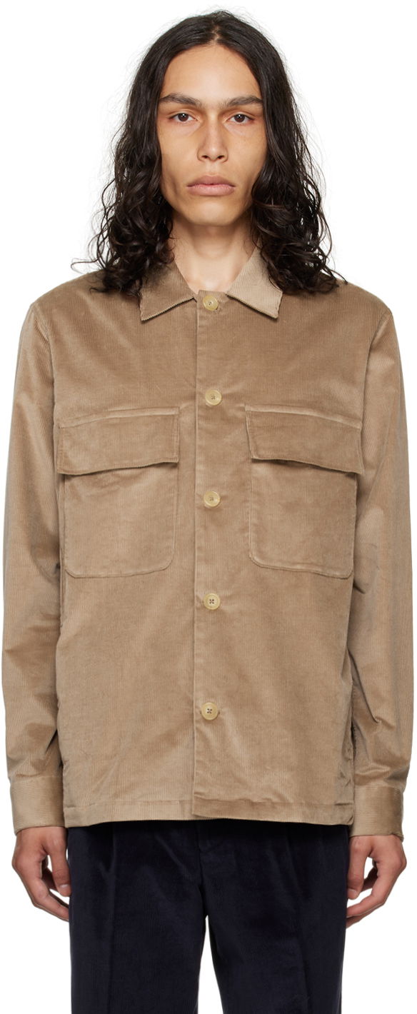 Košeľa Paul Smith Paul Smith Corduroy Buttoned Shirt Béžová | M1R-009Y-L02065, 0