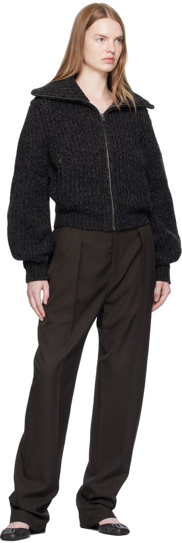 Sveter LEMAIRE LEMAIRE Zipped Knit Cardigan Šedá | OW1186 LK1029, 3