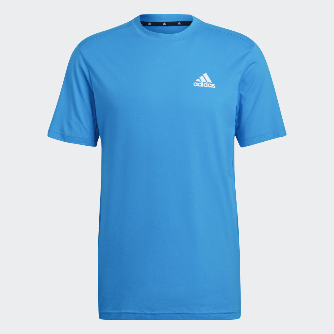 Tričko adidas Performance AEROREADY Designed 2 Move Feelready Sport Tee Modrá | HD4115, 0