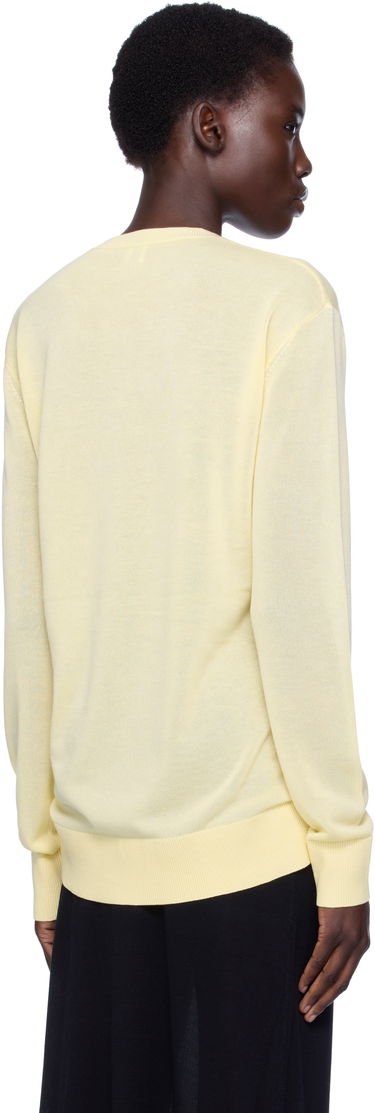 Tričko TOTEME TOTEME Knit Long Sleeve Tee Žltá | 253-WRT0604-YA0079, 2