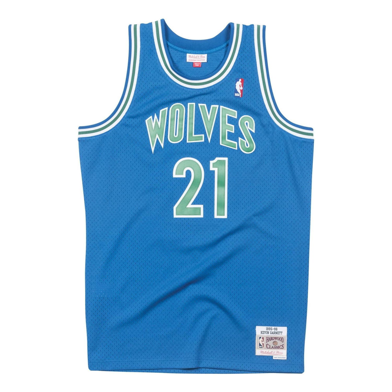 Dres Mitchell & Ness NBA Timberwolves Garnett Swingman Jersey Modrá | SMJYGS18182-MTIROYA95KGA, 0
