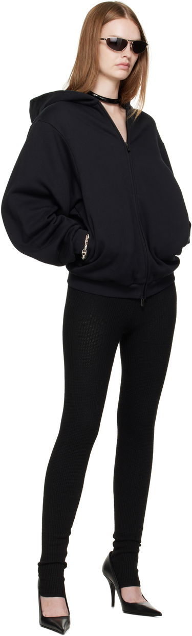 Mikina Fear of God Fear of God ESSENTIALS 90s Fleece Zip-Up Hoodie Čierna | 192SP257440FW, 3