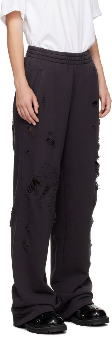 Tepláky We11done We11done Distressed Sweatpants Čierna | WD-TA2-24-728-U-BK, 1