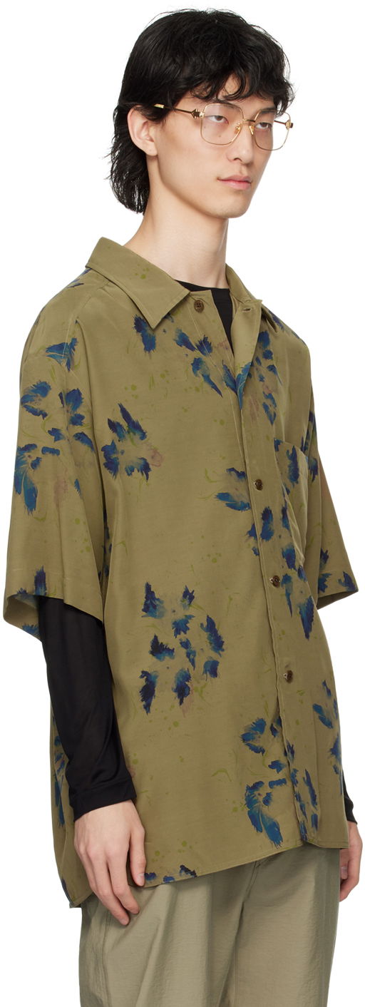 LEMAIRE Men's Summer Floral Print Shirt