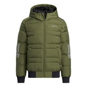 3-Stripes Hooded Down Jacket
