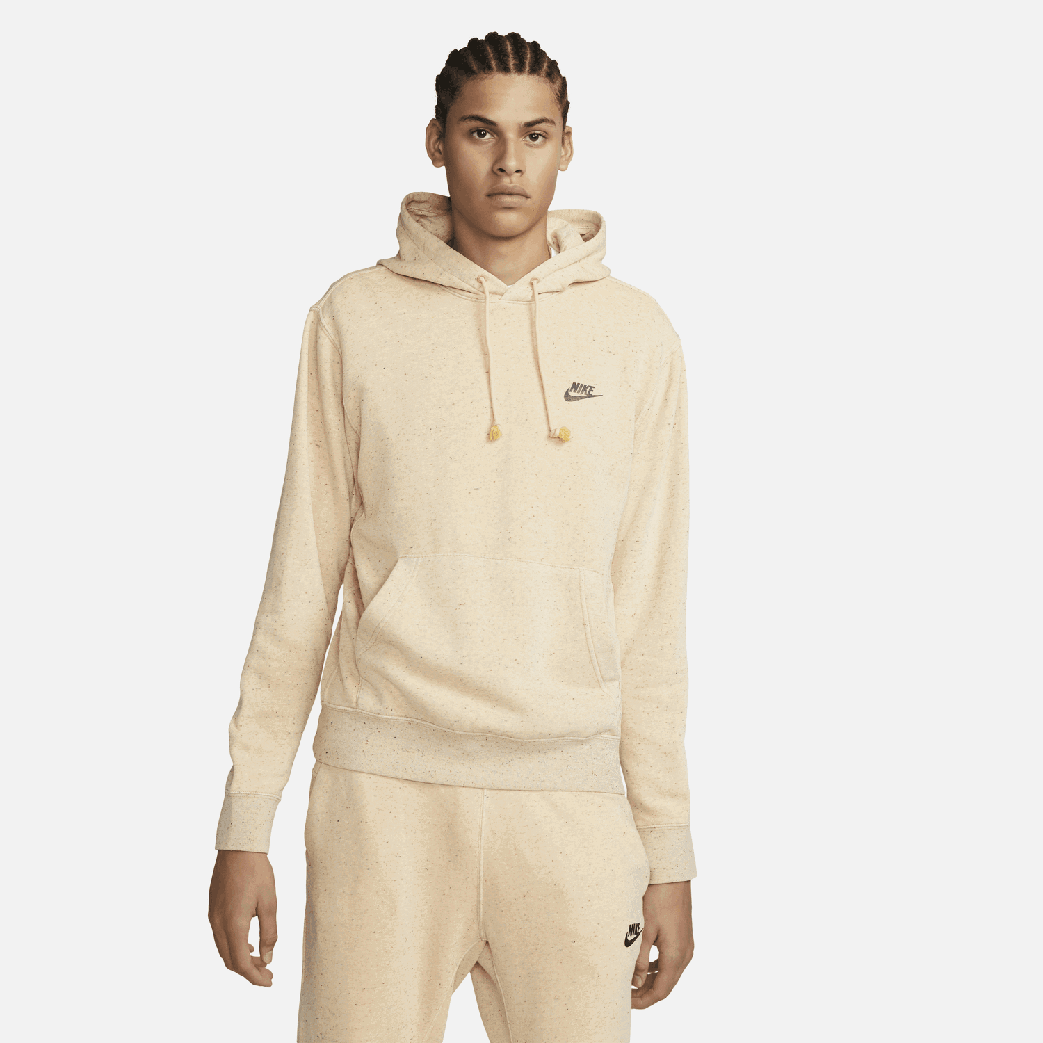 Mikina Nike Club Fleece Béžová | DQ4663-700, 0