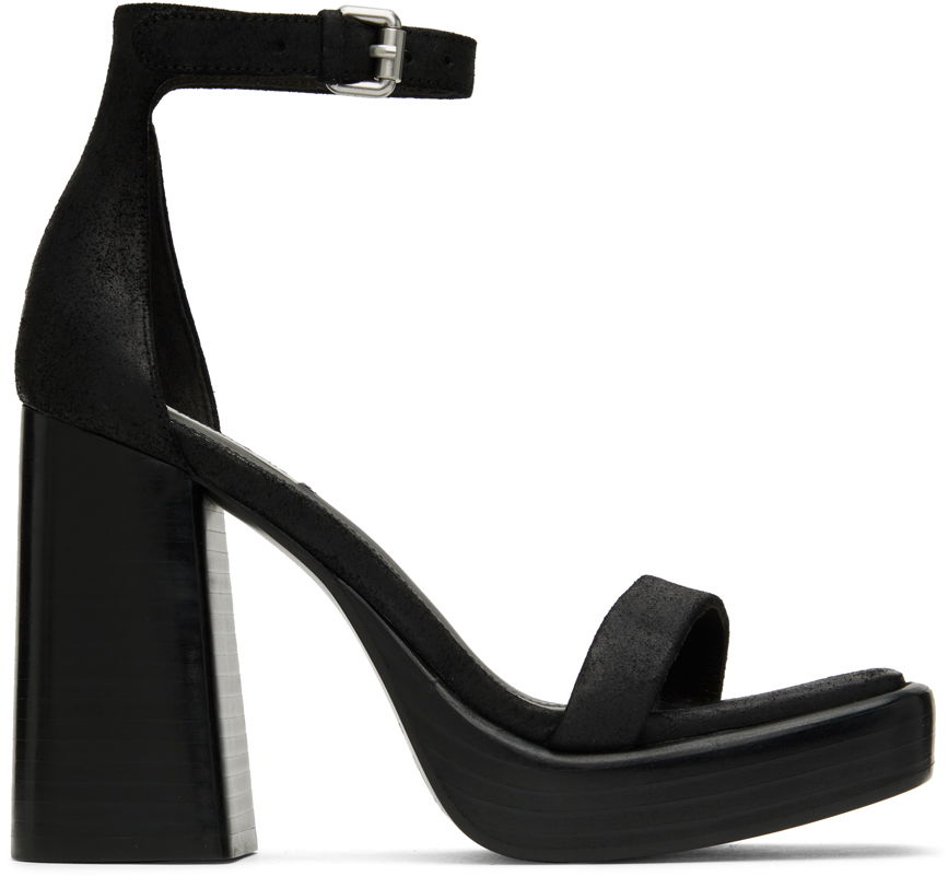 Šaty rag & bone rag & bone Matrix Heeled Suede Sandals Čierna | WFF22HF019MX19, 0