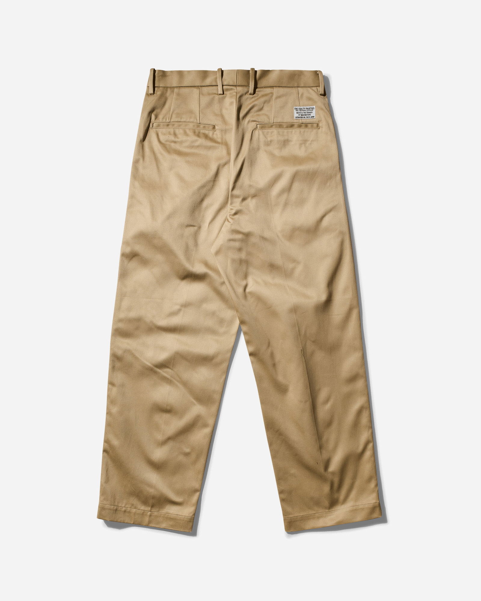 Double Pleated Chino Trousers