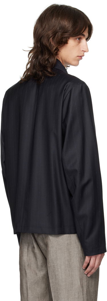 Vetrovka Paul Smith Paul Smith Pinstriped Zip-Up Jacket Navy | M1R-031Z-N02376-49, 2