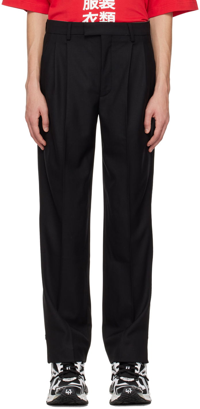 Nohavice VETEMENTS VTMNTS Pleated Trousers Čierna | VL14PA220B, 0