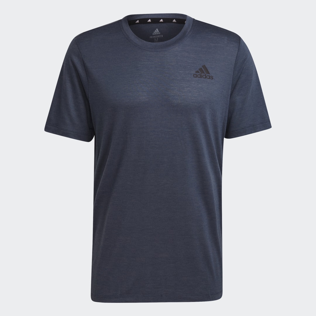 Tričko adidas Performance Heathered Training T-Shirt Navy | GR0508, 1