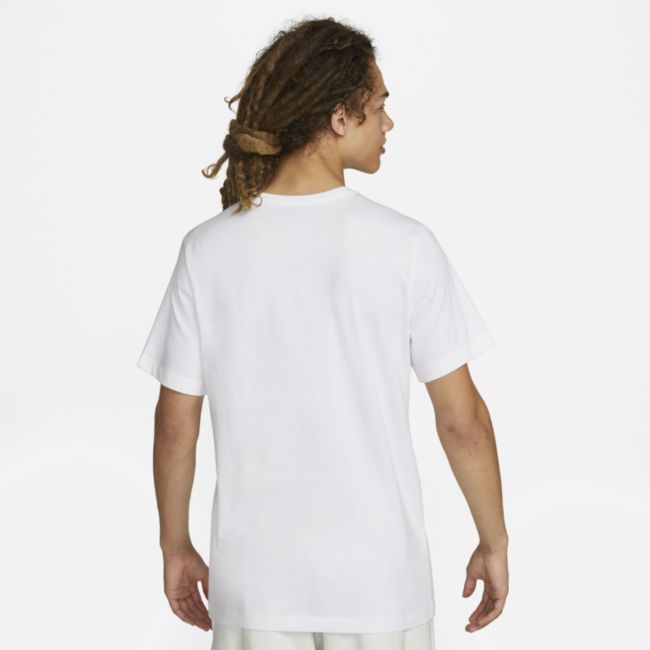Tričko Nike Sportswear T-Shirt with Palm Graphic Biela | DR8071-100, 1
