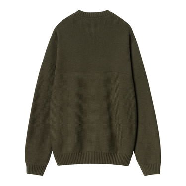 Sveter Carhartt WIP Green Relaxed Fit Crewneck Knit Sweater Zelené | I033884_9, 4
