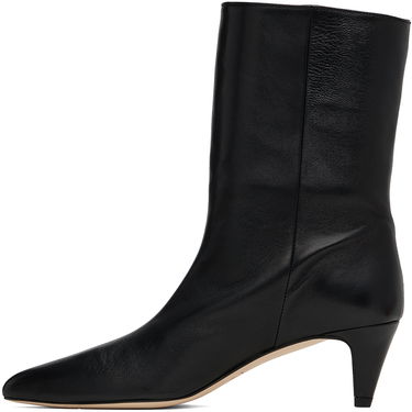 Tenisky a topánky BY FAR Lysander Leather Kitten Heel Boots Čierna | MWFBO068LL028BK001PL, 2