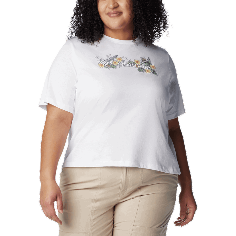 Tričko Columbia North Cascades Floral Graphic Relaxed T-Shirt Biela | 1992085117