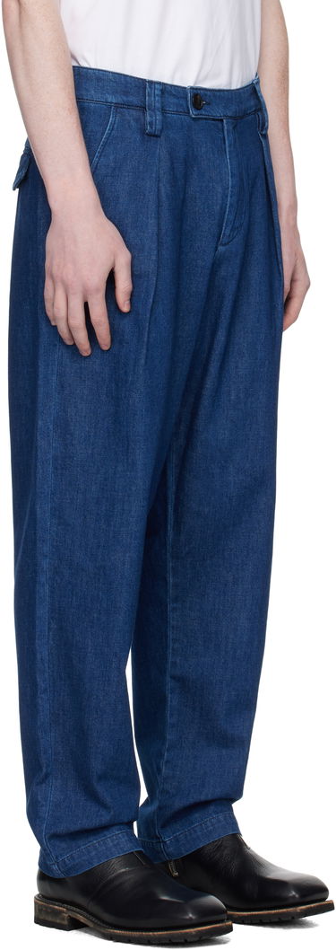Džínsy A.P.C. A.P.C. Renato Pleated Denim Trousers Modrá | COHAL-H08428, 1