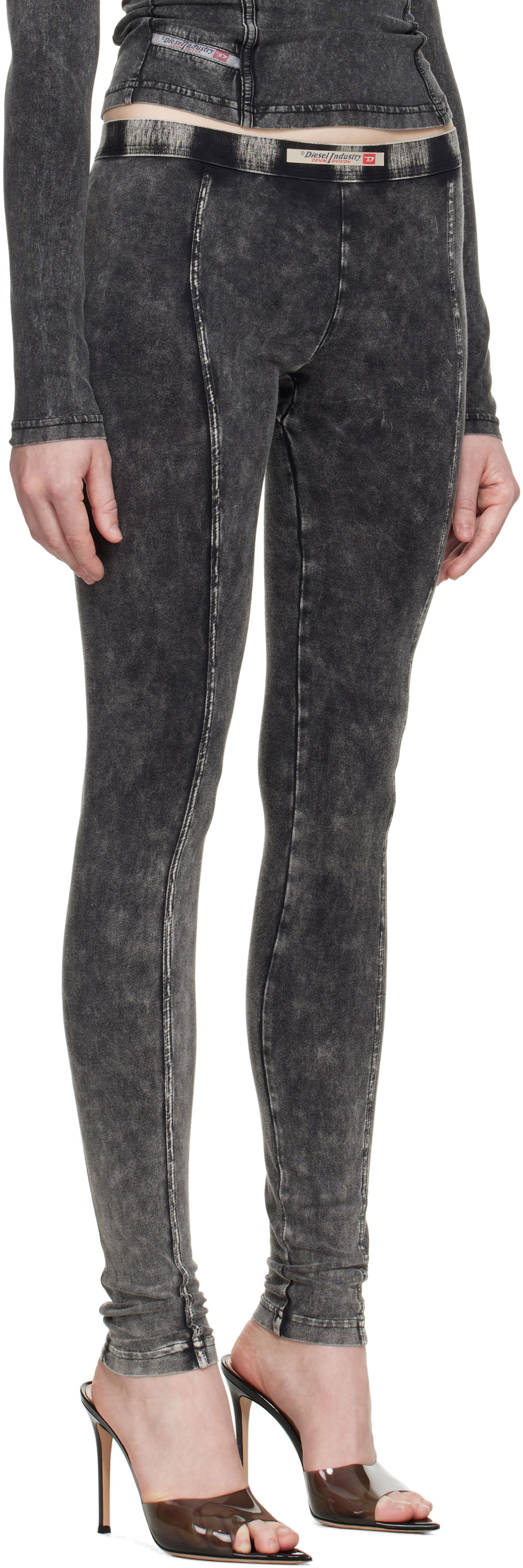 Legíny Diesel Diesel Athena-Dnm Leggings Šedá | A17571 0SHAN, 1