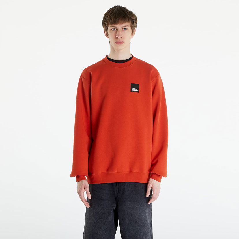 Mikina Horsefeathers Dunk Sweatshirt Orange Rust Červená | SM1225O