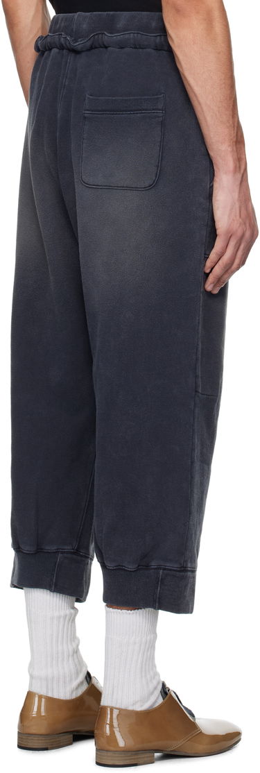 Tepláky R13 R13 Deconstructed Cropped Sweatpants Modrá | R13MK254-001BG, 2