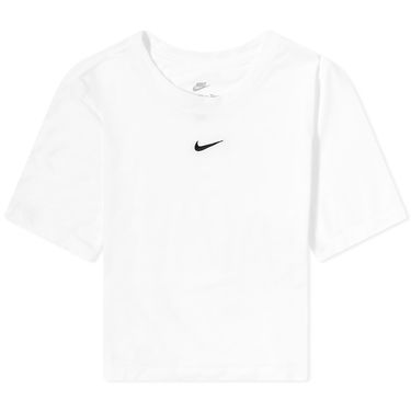 Crop Top Nike Essential Slim Crop Swoosh Tee Biela | FB2873-100, 1