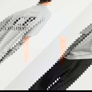 Tričko C.P. Company Logo Print T-Shirt Šedá | 19CMTS103A-005100W-M94, 3