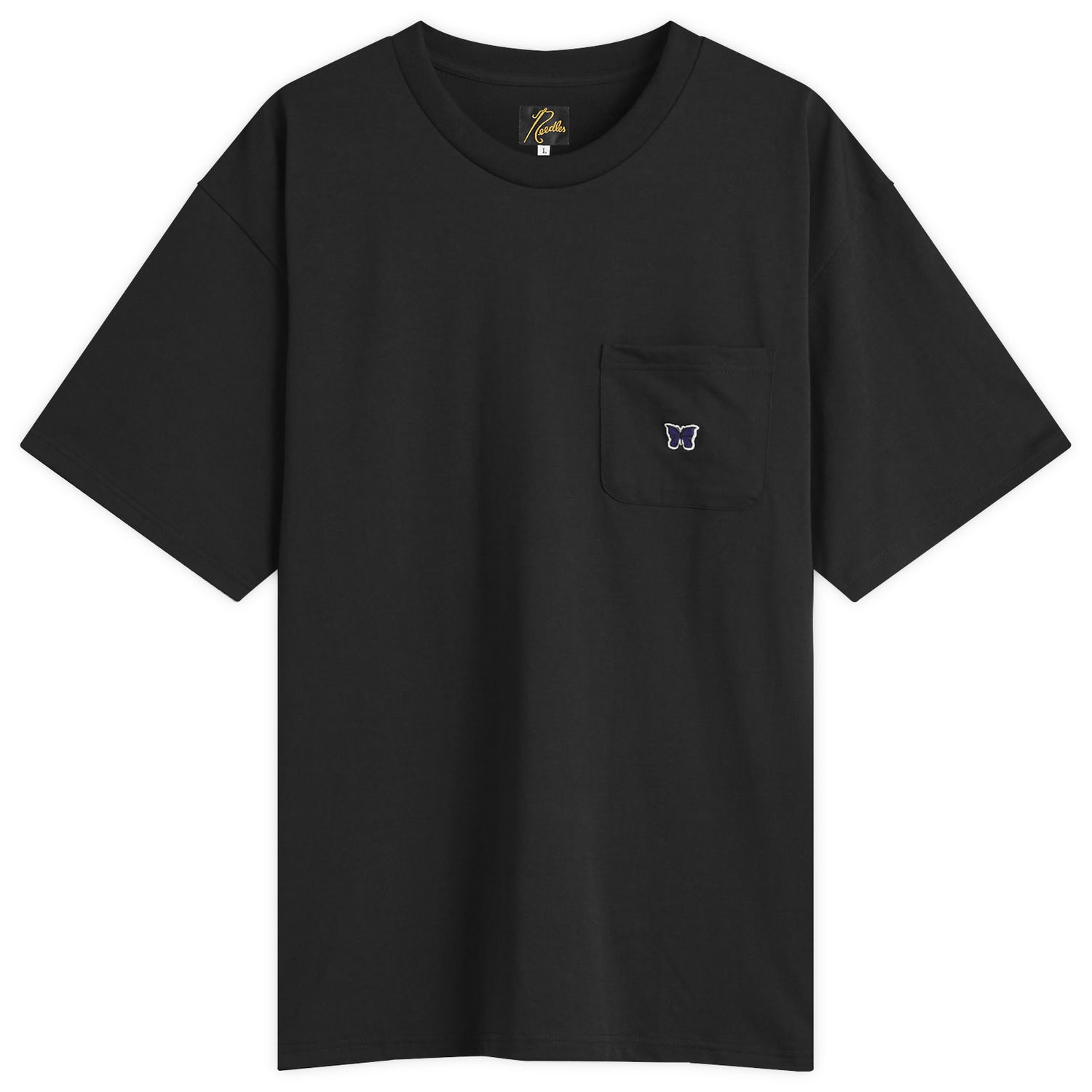 Tričko Needles Crew Neck T-Shirt Čierna | RW352-C, 1