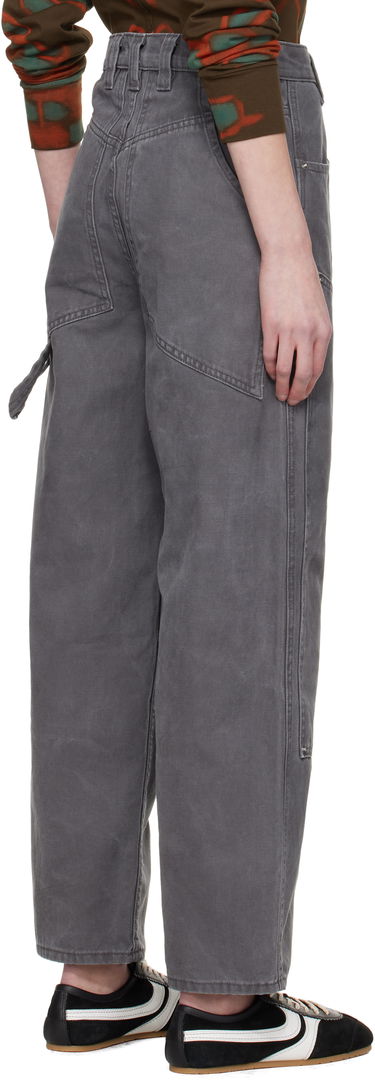 Cargo nohavice Eckhaus Latta Eckhaus Latta Double Knee Baggy Jeans Šedá | 1229-EL-PS25-S -, 2