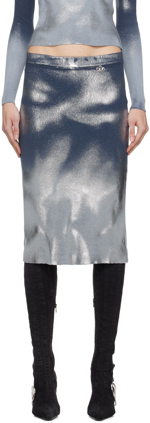 Sukňa Diesel M-Ilan Midi Skirt Šedá | A13028 0BNAE, 0