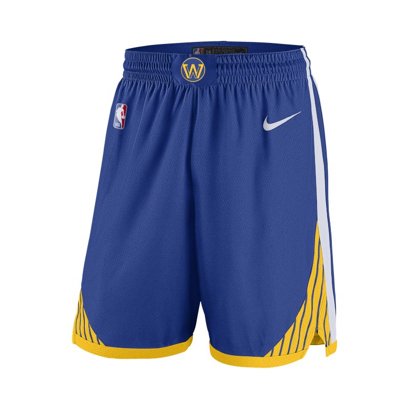 Šortky Nike Golden State Warriors Icon Edition NBA Swingman Shorts Modrá | AV4972-495, 0