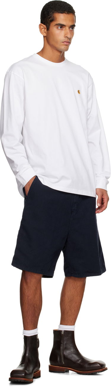 Šortky Carhartt WIP Walter Single Knee Short Modrá | I033583-0W902, 3