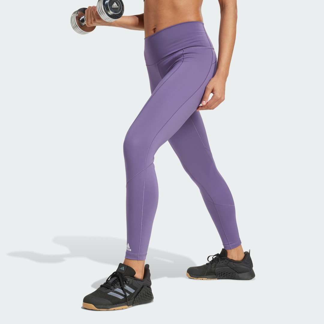 Legíny adidas Performance Believe This 7/8 BOS Training Tights Fialová | GP2428, 0
