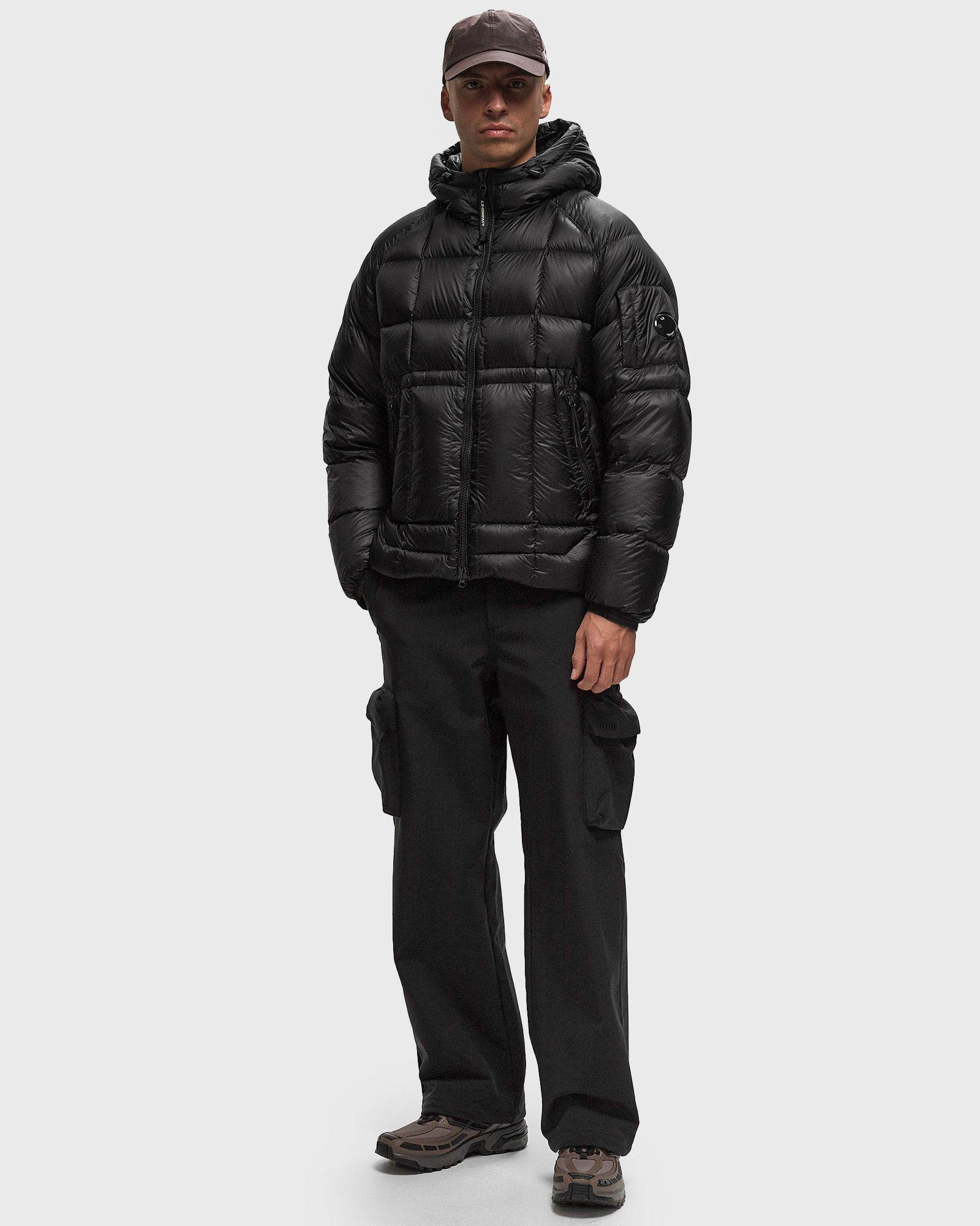 Shell Hooded Long Down Jacket