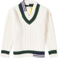 Sveter Moncler Genius x Palm Angels x V-Neck Knit Biela | 9D000-M1241-01-088, 1
