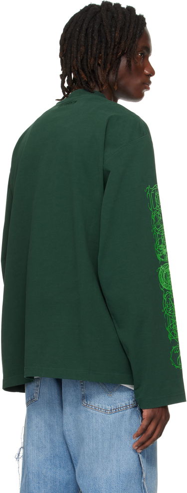 Tričko VETEMENTS Vetements Cradle Of Filth Nymphetamine Graphic Longsleeve T-Shirt Zelené | UCF76LS750E, 2