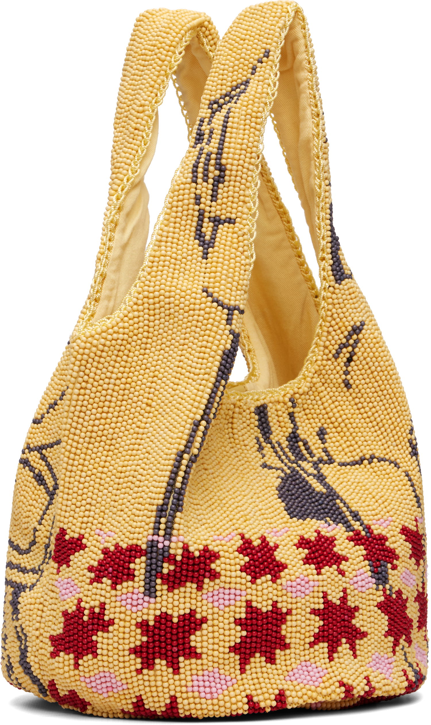 Tote bag JW Anderson JW Anderson Mini Patterned Beaded Shopper Tote Rôznofarebný | HB0744-FA0471, 1
