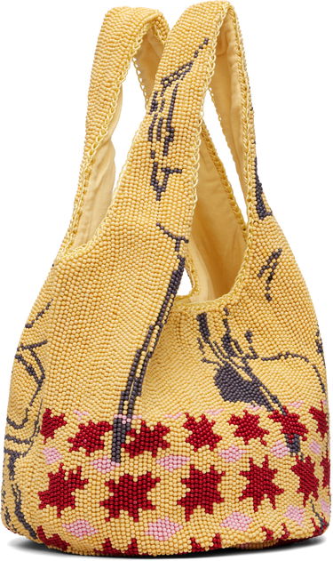 Tote bag JW Anderson JW Anderson Mini Patterned Beaded Shopper Tote Rôznofarebný | HB0744-FA0471, 1