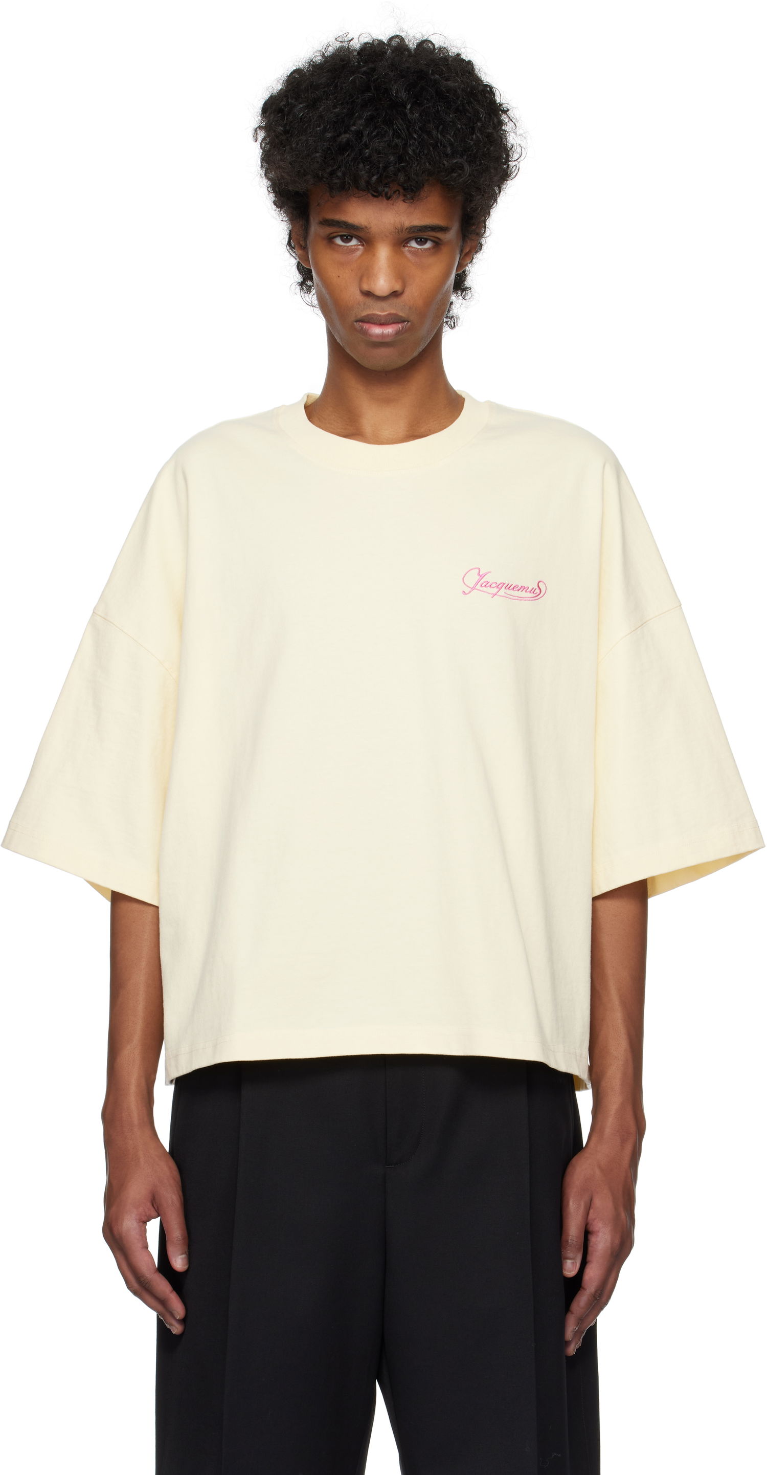 Tričko Jacquemus Jacquemus 'The Corto' T-Shirt Béžová | 25E255JS308-2102, 0