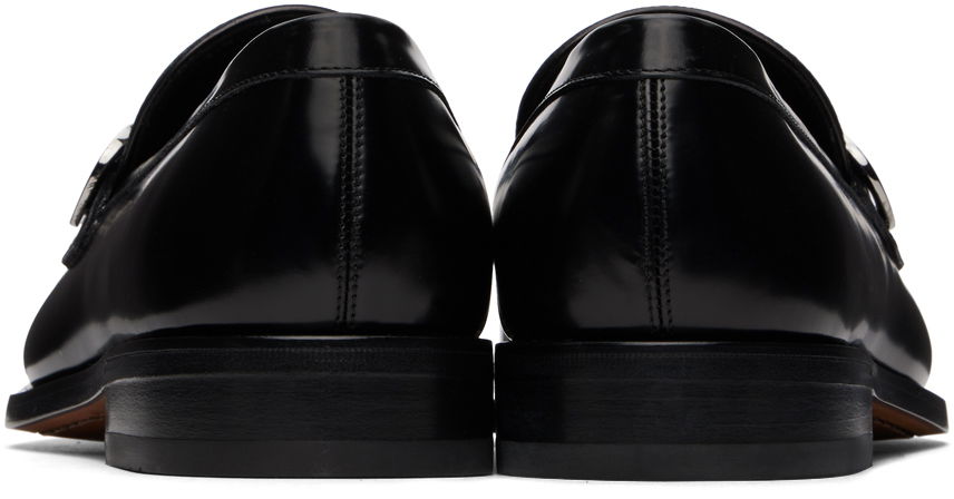 Starostlivosť o obuv FERRAGAMO Salvatore Ferragamo Gancini Ornament Loafers Čierna | 774508, 1
