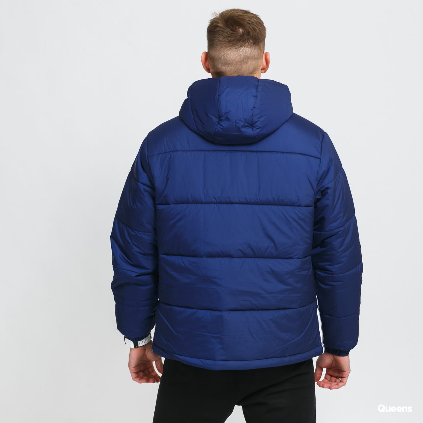 Prešívaná bunda adidas Originals Padded Hooded Puffer Jacket Navy | H13554, 1