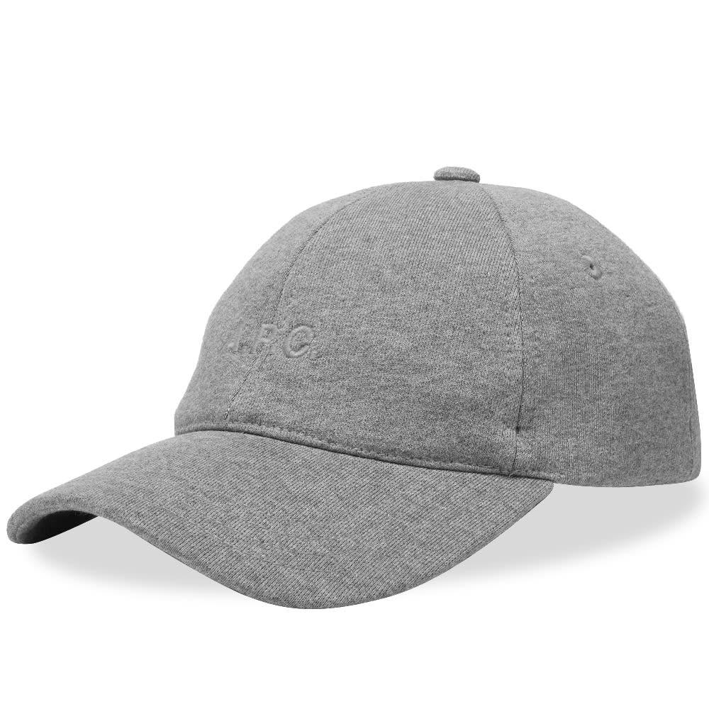 Šiltovka A.P.C. Charlie Jersey Logo Cap Šedá | COFCL-M24069-PLA, 0