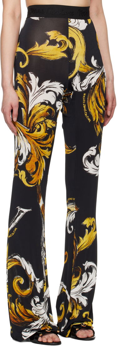 Legíny Versace Versace Jeans Couture Flared Baroque Print Leggings Čierna | E78HAC107_EJS471, 1