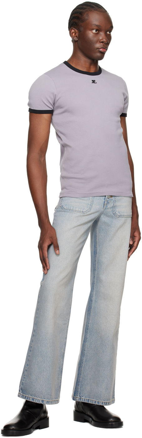 Courrèges Multiflex Wide Leg Jeans