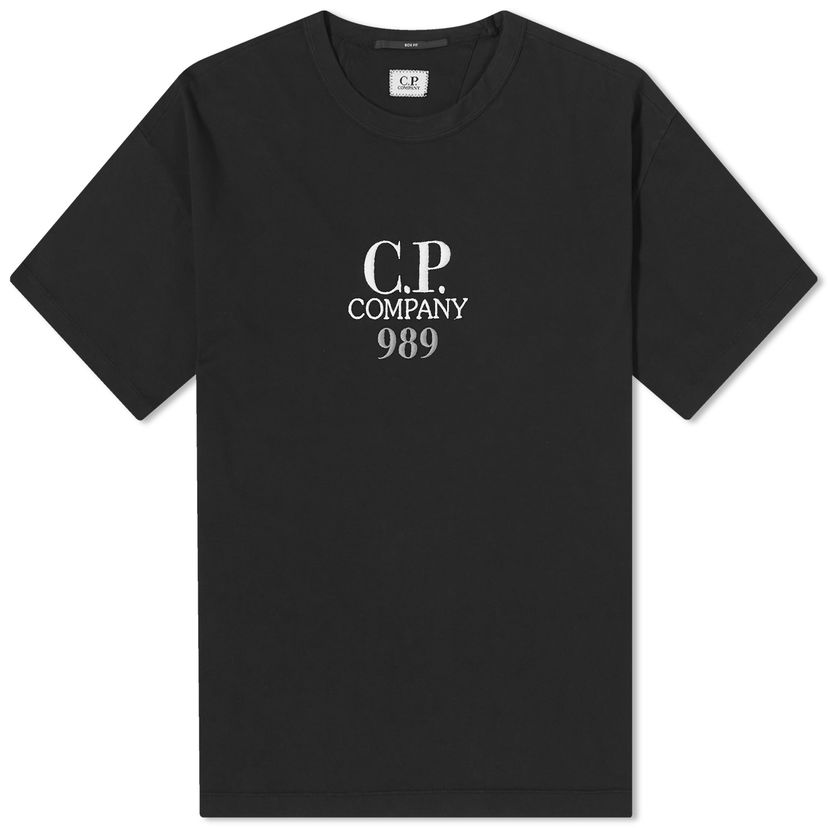 Tričko C.P. Company Box Logo T-Shirt Čierna | 16CMTS231A-005697G-999