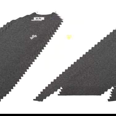 Sveter Comme des Garçons PLAY Gold Heart Crewneck Šedá | az n048 051 3, 1