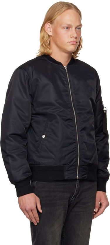 Bomber bunda rag & bone Manston Bomber Jacket Čierna | MBW22F2260M1ML, 4