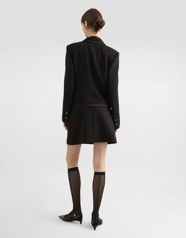 Košeľa Dolce & Gabbana Dolce & Gabbana Chiffon Pussy-bow Blouse Čierna | F5T27TFU1ATN0000, 2